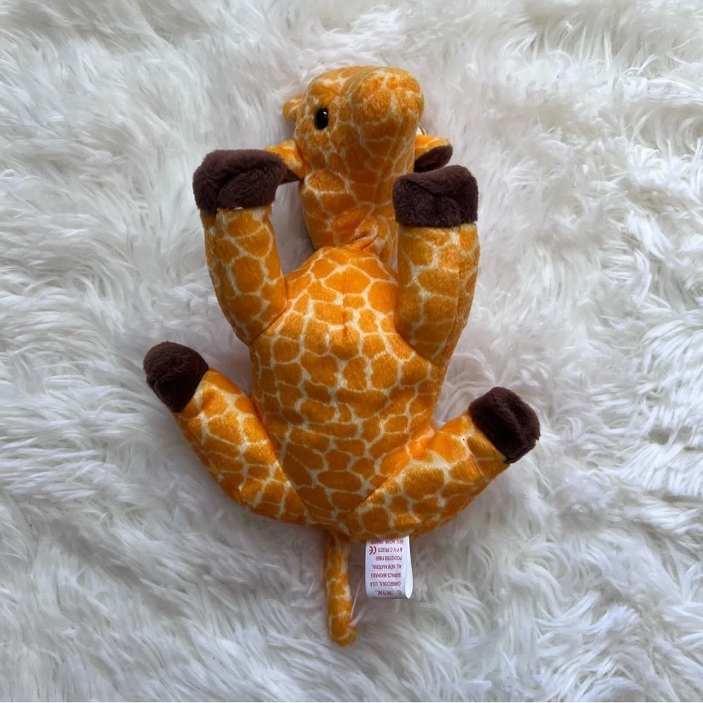 TY Beanie Baby Vintage 1995 Twigs Giraffe with Original Tag Attached